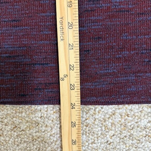 Loft Burgundy Blue Knit Sweater Pencil Skirt Women’s Size XL - Picture 7 of 7